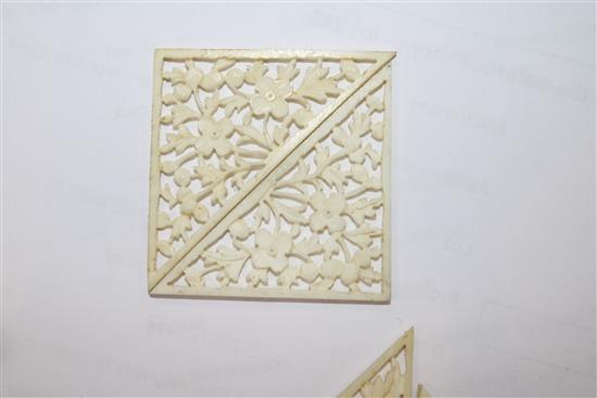 A Chinese ivory tangram puzzle